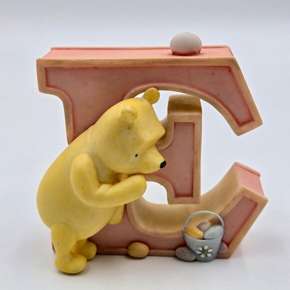 Vintage Classic Winnie The Pooh Letter “E” By Michel & Co Disney Nursery Alphabe - Picture 4 of 9